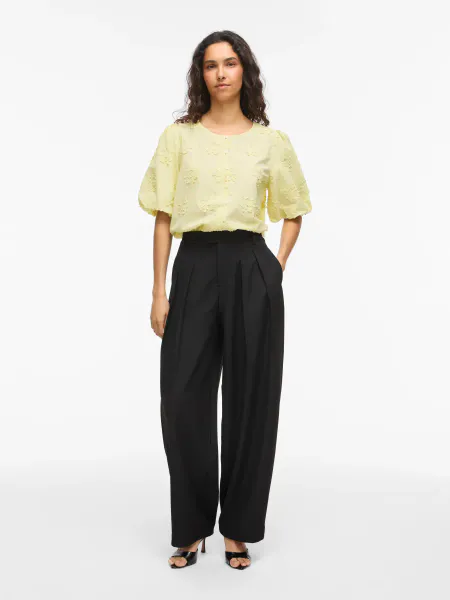 Hovedbilde VIANTONETT O-NECK 2/4 SHIRT TOP YELLOW