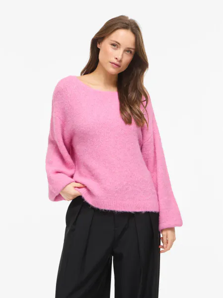 Hovedbilde VIMARLEY L/S EMB KNIT PULLOVER FIJI FLOWER