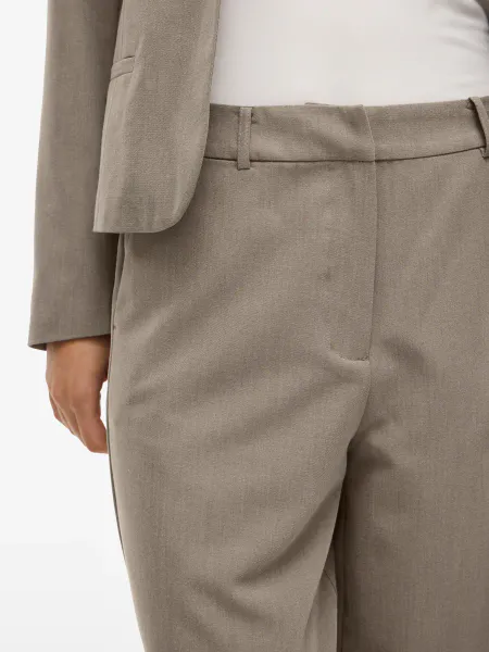 Hovedbilde VISIFFE HW STRAIGHT PANTS FALCON MELANGE