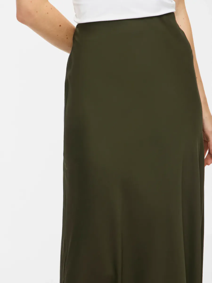 VIELLETTE HW MIDI SKIRT FOREST NIGHT