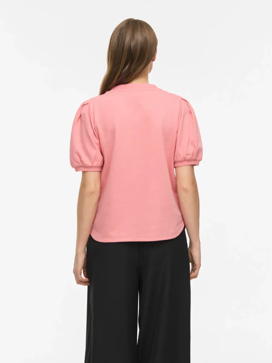 VIHARISA CREW NECK 2/4 SWEAT TOP/PB MAUVEGLOW