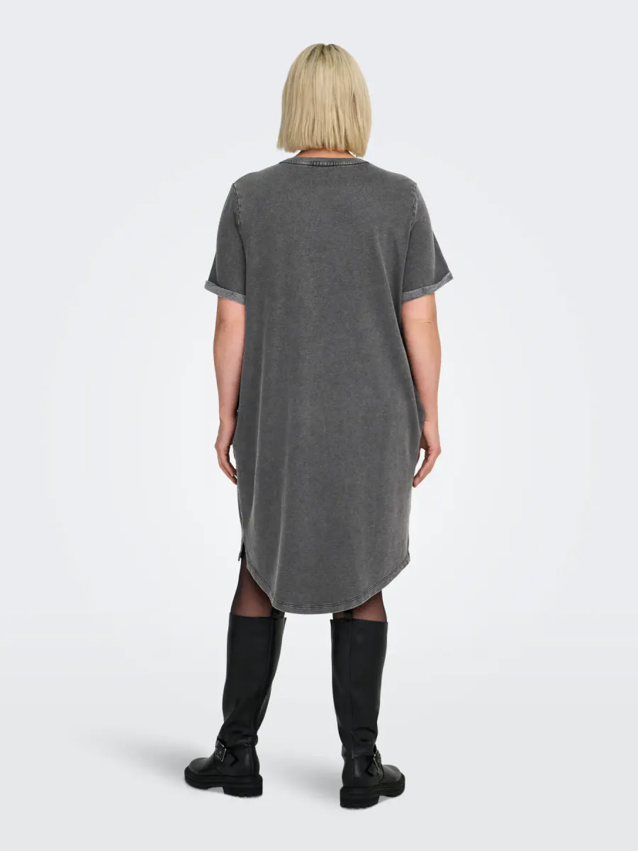 CARKAYLEE SS QUOTE BLK DRESS JRS