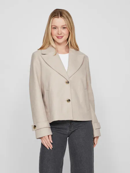 Hovedbilde VISOLO L/S SHORT JACKET NATURAL MELANGE