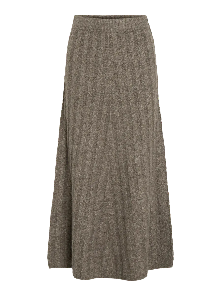 VIRELLI ANKLE CABLE KNIT SKIRT/BFS