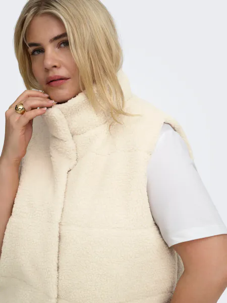 Hovedbilde CARSANDRA TEDDY WAISTCOAT PUMICE STONE