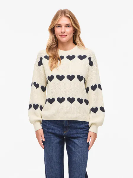 Hovedbilde VIJAMILLA L/S O-NECK JACQUARD KNIT