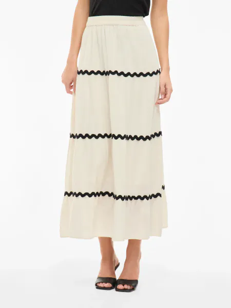Hovedbilde VIMANDA WAVY HW MAXI SKIRT/1
