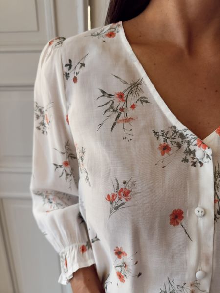 Hovedbilde VIEDNANA 3/4 V-NECK TOP/RN