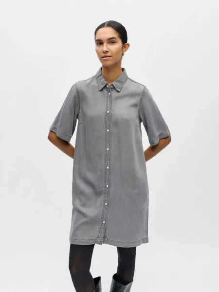 Hovedbilde OBJFRAME 2/4 RE DENIM DRESS 1