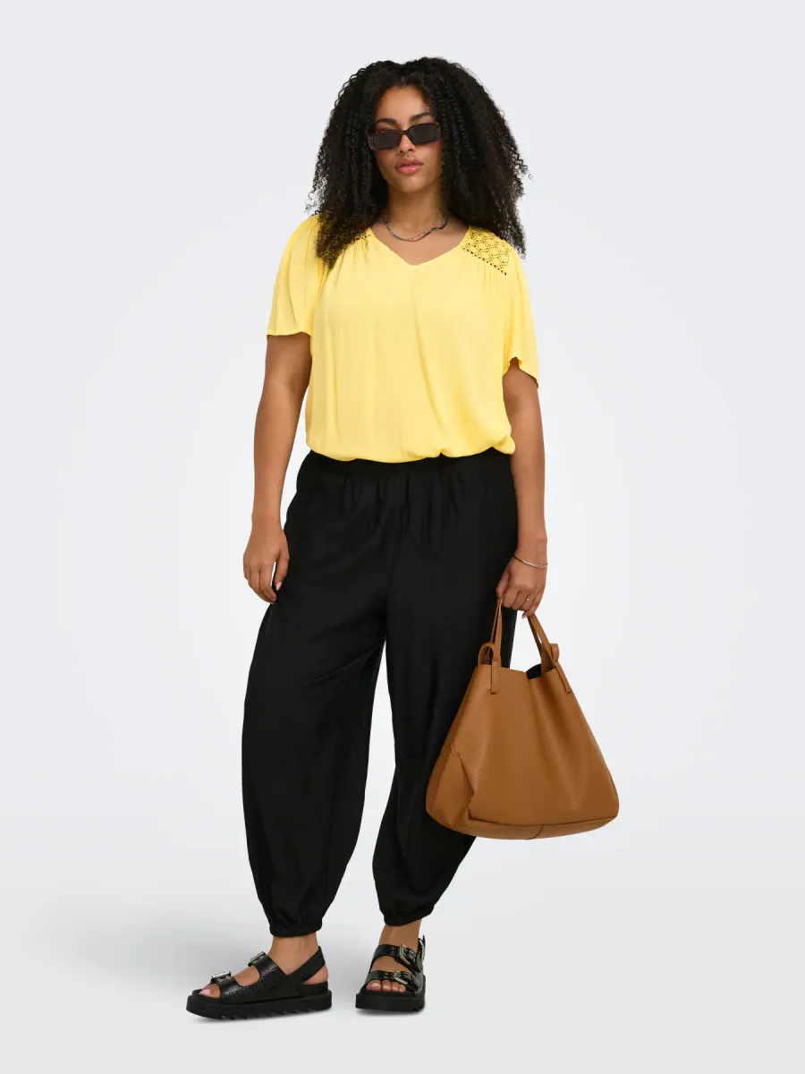 CARSELASI S/S V-NECK TOP 