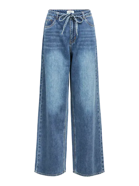 Hovedbilde OBJROSIE MW WIDE JEANS MEDIUM BLUE