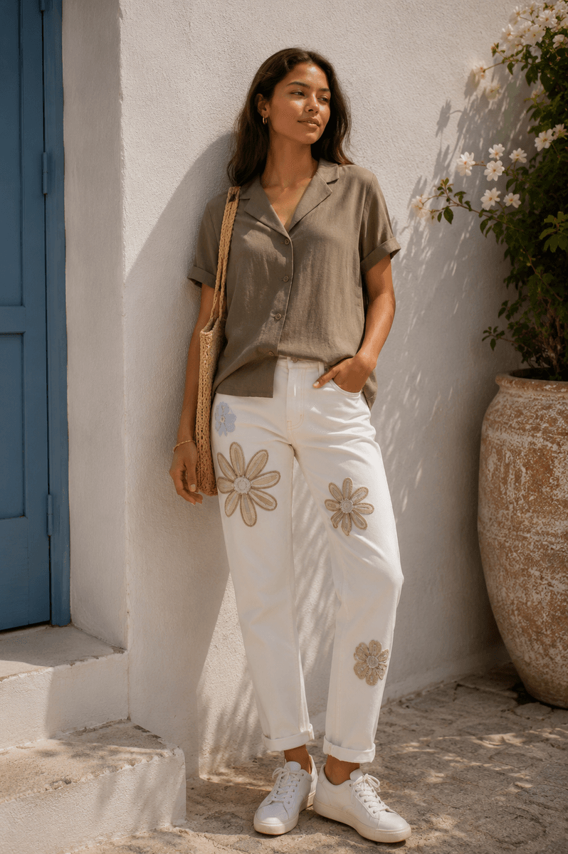SUNNY JEANS WHITE
