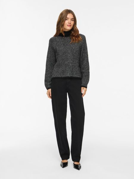 Hovedbilde VILORY HIGH NECK L/S KNIT TOP BLACK BEAUTY