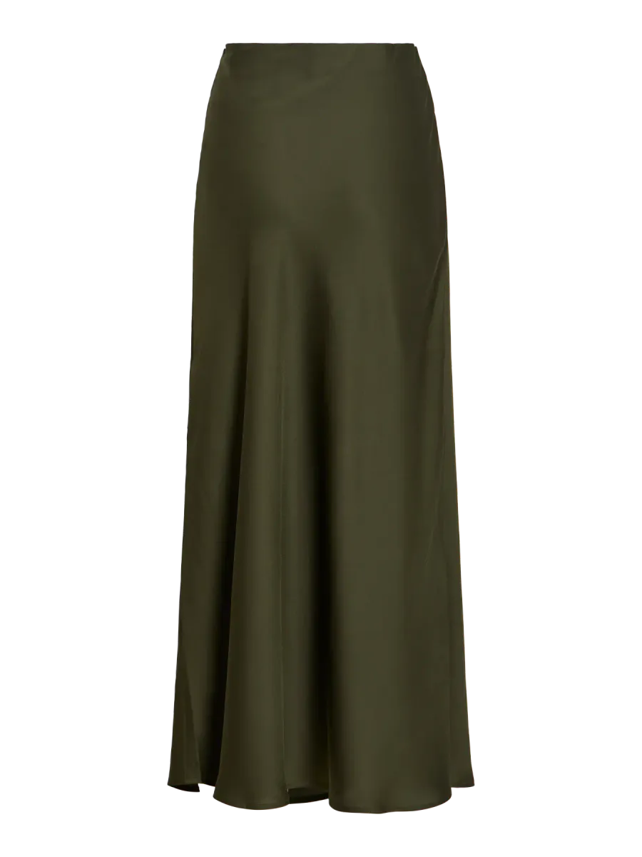VIELLETTE HW MIDI SKIRT FOREST NIGHT